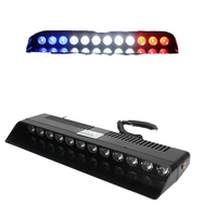 Neue 12 LED 20W Notfall-Blitzleuchte Blinkend Rot Blau Gelb Weiß für Auto-Windschutzscheibe Nachrüstung/Upgrade