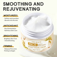 Crème Visage Anti-rides au Riz, Éclaircissante pour le Mélasma et la Pigmentation, Hydratant Liftant, Cosmétiques Coréens, Crème Visage au Riz