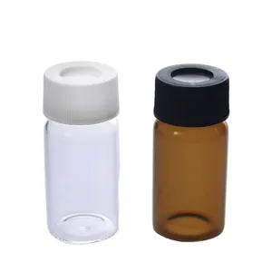Botol Penyimpanan ALWSCI 20Ml, Botol Sampel Kaca dengan Tutup 22-400 Putih
