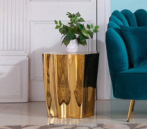 Hot Sale Luxury Stainless Steel <strong>Side</strong> <strong>Tables</strong> <strong>Sofa</strong> Rose Gold Round Coffee <strong>Table</strong> for Living Room Modern - Product Image 4