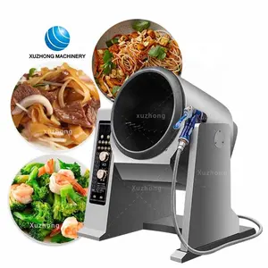 Commercial Automatic Stir Fry Noodle Cooking Machine Restaurant Kitchen Robotic Cook Machines Automatic Cooking Machine