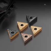 Lames/inserts triangulaires industriels de la série TNMG, support OEM personnalisé, pièces de fraisage CNC, tournage, 45HRC DLC 12mm carbure