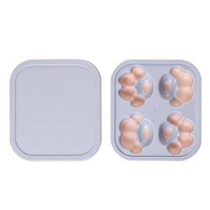 Cat Paw Silicone Mold &amp; PP Plastic Ice Cube <strong>Tray</strong> Set for <strong>Milk</strong> Tea Cocktails &amp; Pet-Themed Parties Ice Cream Maker - Product Image 5