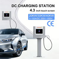 Fabricants de bornes de recharge rapides pour véhicules électriques DC CHAdeMO CCS2 20KW 30KW 40KW Wallbox Station de recharge pour voitures électriques