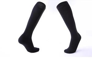 Men's <b>Knee</b> <b>High</b> <b>Socks</b> Solid White 100% Cotton Knitted Breathable Sports Style Summer Wear - Product Image 6