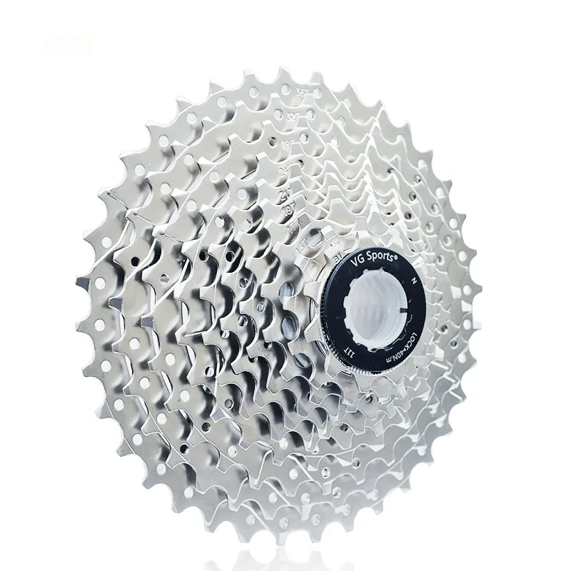 VG SPORTS — pignon de vélo de montagne à 10 vitesses, en acier, de couleur argent, avec roue libre, 11-36T