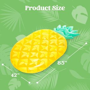 Flotteurs de <span class=keywords><strong>piscine</strong></span> gonflables à ananas Jouet pour adultes Enfants Taille du client - Product Image 3
