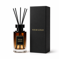 Diffuseur de parfum en verre dégradé avec logo personnalisé LF, coffret cadeau, marque privée, aromathérapie, ensemble de parfums de luxe pour la maison, décoration de chambre