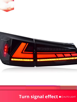 Feux arrière LED dynamiques améliorés pour Lexus IS250 300 modèle 06-12, nouvelle tension 12V, plug-and-play.