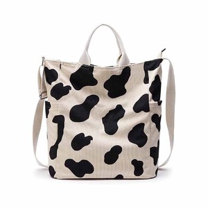 <strong>KALIDI</strong> Polyester Corduroy Large Tote Messenger Shoulder Hobo Crossbody Anti-Splash Zipper <strong>Bag</strong> Casual Work Shopping Women - Product Image 3