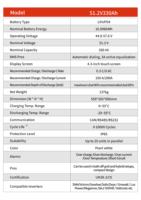 Batería LiFePO4 de 51.2V 330Ah para Sistema Híbrido Solar de Uso Doméstico, con BMS Dividido, CAN, RS485, RS232, IP65, Más de 10000 Ciclos, 15kWh