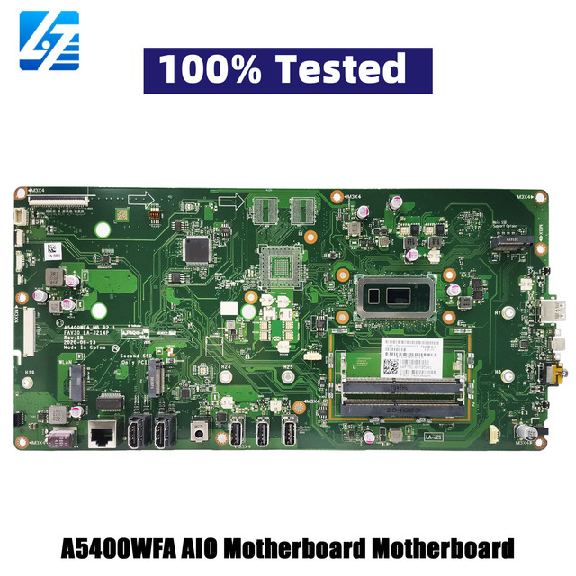 A5400WFA Laptop Motherboard for ASUS VivoBook A5400WF A5400WFA Notebook Mainboard With 10th Gen I3 I5 I7 100% Tests OK Fast Ship