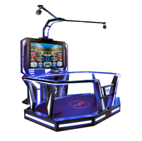 Tapis roulant de réalité virtuelle d'usine 9d 360 degrés vue Vr espace plate-forme de marche et machine de jeux d'arcade de tir