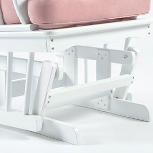 ชุดเครื่องร่อนและออตโตมันทันสมัยสำหรับเด็กเก้าอี้โยกไม้เนื้อแข็งแสนสบายพร้อมออตโตมัน - Product Image 6