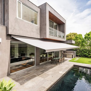 Toldo <span class=keywords><strong>de</strong></span> aluminio plegable impermeable, <span class=keywords><strong>Cassette</strong></span> completo retráctil para el hogar - Product Image 6