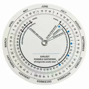 Righello diagnostico per righello di gravidanza circolare dell'età gestazionale