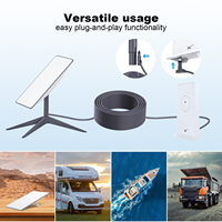 Kabel Pengganti Kit Satelit Starlink V2 30/75/100/150ft Berkualitas Tinggi Tipe Cat 5e Untuk Starlink Gen 2