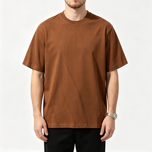 T-shirts personnalisés DTG, coton lourd 280 g/m², impression de logo surdimensionné, t-shirts personnalisés pour hommes - Product Image 1
