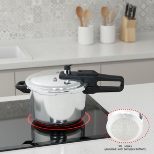 Nuovo Modello <span class=keywords><strong>Pentola</strong></span> <span class=keywords><strong>a</strong></span> <span class=keywords><strong>Pressione</strong></span> Antiesplosione da <span class=keywords><strong>5</strong></span> <span class=keywords><strong>Litri</strong></span> in Alluminio Ecologico Serie 90 per Piano Cottura <span class=keywords><strong>a</strong></span> Induzione AMAcasa All-Season - Product Image 3