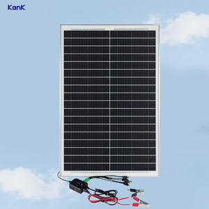 Panneau solaire monocristallin 45W 18V avec sortie USB multiple, chargeur solaire portable pour <span class=keywords><strong>batterie</strong></span> de voiture, <span class=keywords><strong>camping</strong></span> - Product Image 3