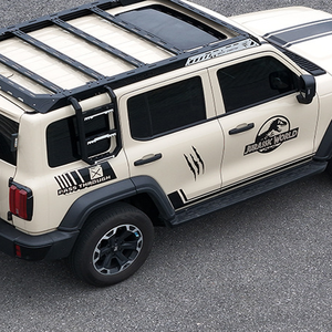 บันไดข้างรถ Tank 300 <span class=keywords><strong>Black</strong></span> <span class=keywords><strong>Panther</strong></span> Series อลูมิเนียมอัลลอยหนาพิเศษ ติดตั้งแบบไม่ต้องเจาะ สำหรับตกแต่งรถออฟโรด - Product Image 3