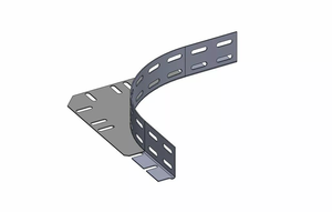 Conector de ángulo y curva para bandeja de cables |   Acero Galvanizado 90 °   Codo para Sistema de Gestión de Cables - Product Image 2