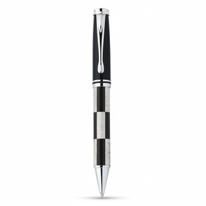 Penna Laser METAL LUX con Design a Scacchi in Fibra di Vetro e Plastica, Articolo Promozionale per Educazione e Regali di Benvenuto - Product Image 2
