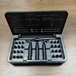 HS2027 Multi-Purpose Ratchet <b>Screwdriver</b> Set 24 In 1 With Phillips Bit And Anti-Slip Handle For Diy Repair - Product Image 3
