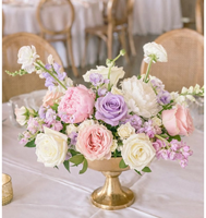 Coffret de fleurs artificielles en soie faites à la main avec feuilles et tiges pour la décoration de bouquets de mariage DIY