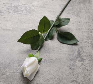 Fleur artificielle collée et humidifiée avec une texture ressemblant à une bourgeon de rose, idéale pour la décoration intérieure, les bouquets de mariage et la Saint-Valentin - Product Image 2