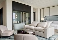 Ensemble de chambre d'hôtel de luxe en bois massif, design moderne, modèle d'origine Guangdong, mobilier commercial 5 étoiles