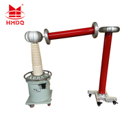 Probador dieléctrico de alto voltaje de frecuencia de potencia 80kV 100KV CC CA, transformador de prueba tipo gas, probador de resistencia a CC CA
