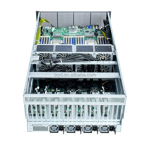 5U 6 8 10 tarjetas GPU AI servidor plataforma chasis montaje en rack Gpu servidor caso compatible con placas base <span class=keywords><strong>ASRock</strong></span> estilo con ventilador - Product Image 6