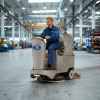 Nettoyeur de sols électrique autopropulsé CleanHorse X4 à haute efficacité pour hôtels et sols en marbre