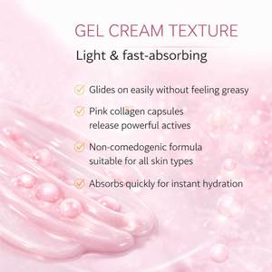 Crème en Capsules Infusée au Collagène PDRN 50ml – Crème Visage Nourrissante et Éclaircissante pour la Réparation de la Peau, Adaptée à Tous les Types de Peau - Product Image 4