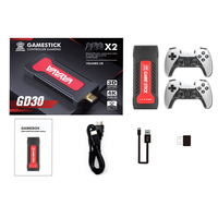 GD30 VAYAVA Game Stick 2 ports USB, émulateurs multi-joueurs, 20 000 jeux rétro, console portable mini 4K TV, console portable