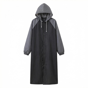 Poncho de pluie pour adulte, imperméable, réutilisable, pliable, avec capuche, pour les voyages en plein air - Product Image 5