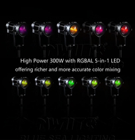 Wasserdichte 300W Elektrische Zoom RGBAL 5-in-1 LED Fresnel Bühnenscheinwerfer für Hochzeiten, Hotels und Theater im Freien