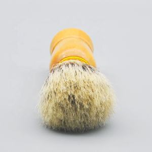 Brocha de afeitar de madera de bambú, brocha en <span class=keywords><strong>crema</strong></span> para <span class=keywords><strong>crema</strong></span> de afeitar o jabón de afeitar - Product Image 1