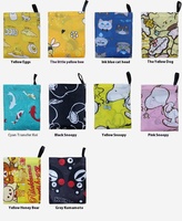 Petit sac à main personnalisé mini sac à provisions écologique sac Oxford portable pliable pour supermarché Kitty