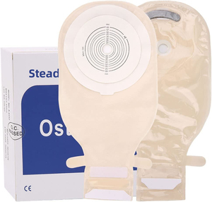 Bolsa de estoma de 65mm, bolsa de <span class=keywords><strong>colostomia</strong></span>, sistema de bolsas de una pieza con gancho y cierre de bucle - Product Image 2
