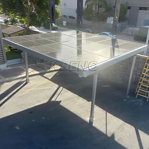 ระบบติดตั้งแผงโซลาร์เซลล์แบบกันน้ำสำหรับโรงจอดรถ โครงสร้างอลูมิเนียมสำหรับโรงจอดรถพลังงานแสงอาทิตย์ โครงสร้างสำหรับโรงจอดรถพลังงานแสงอาทิตย์ - Product Image 2