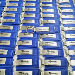 Wholesale Luxury PU Leather Carabiner Keychain Promotional Sublimation <b>Blank</b> <b>Key</b> Ring Custom Brand Logo Genuine Leather Keychain - Product Image 6