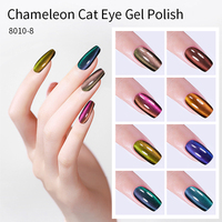 Vernis à ongles caméléon Cat Eye Light Cat Eye Vernis à ongles Uv Gel Set de couleurs Très bon gel pour les yeux de chat