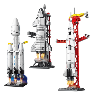 Preço por atacado Série Espacial DIY Building Block Set Montagem Mini Modelos Rocket <span class=keywords><strong>Space</strong></span> Station <span class=keywords><strong>Shuttle</strong></span> para o Espaço-Temático - Product Image 1
