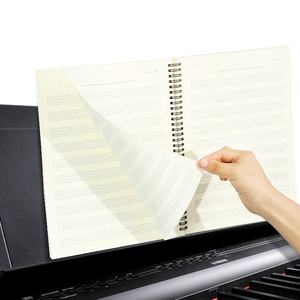 Cahier de partitions professionnel à espaces larges pour musiciens, livre de pratique musicale pour les élèves de piano et les débutants - Product Image 5