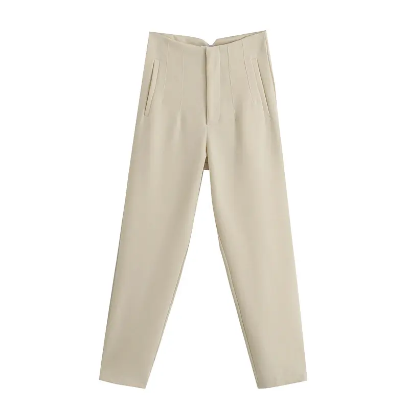 Gran oferta en 33 colores, Pantalones de mujer, pantalones informales ajustados con parte inferior de cintura alta, pantalones largos de alta calidad