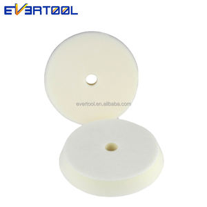 Tampons de polissage en mousse EVERTOOL 180mm DA éponge de polissage à double <span class=keywords><strong>action</strong></span> tampons blancs pour le polissage - Product Image 3