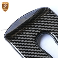 Boîte de rangement de mouchoirs pour accessoires d'intérieur de voiture en Fiber de carbone véritable de luxe pour Mercedes Benz Porsche Audi BMW Bentley Ferrari