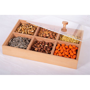 Precios Admirables al por Mayor: Bandeja Hexagonal Geométrica de Madera de Haya, Cajas Personalizadas para Aperitivos - Product Image 5